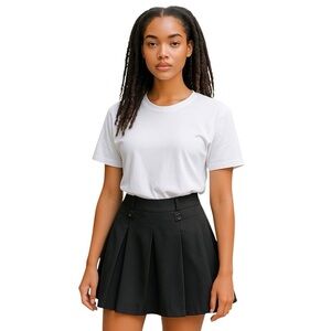 Ted Baker Pleated Mini Skirt Black Women’s Size 1